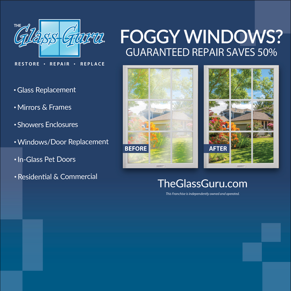 4/C Banner [10' x 8'] 1 Qty The Glass Guru Franchise Store